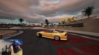 S13 Full Sending the Drift Skatepark  Assetto Corsa 4k 60FPS [upl. by Attenoj]