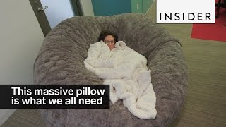 This massive pillow is exactly what we all need right now [upl. by Ihdin]