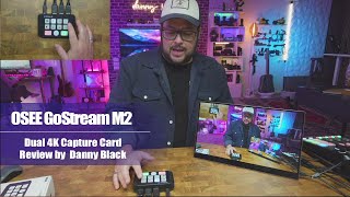 GoStream M2 Dual 4K USB 30 HDMI Capture Card Review by MrBlack DannyBlack [upl. by Etnud546]