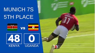 Kenya vs Uganda 7s Challenger Series 2024 Munich Germany [upl. by Goss]