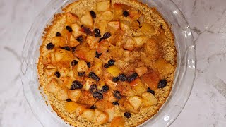 Famous American Apple Pie Recipe  No Sugar No flour Dessert  Healthy Apple Pie [upl. by Ynomrah]