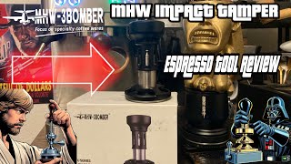 MHW3BOMBER YU Series Force Impact Espresso Tamper 515358mm Espresso Nerd Review using the Force [upl. by Wittie]