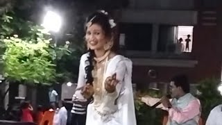 Energetic Lavni at Ganesh Festival Traditional maharashtrian ladies dance part 2 shorts momandme [upl. by Quillon310]