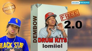 LIBRERÍA DE DEMBOW ESTILO  LOMIIEL 🎁 24 BITS Gratis DRUM KIT 20✨️ [upl. by Brownley]