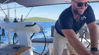 Live from the Adriatic Hanse 548 under sail [upl. by Wales]