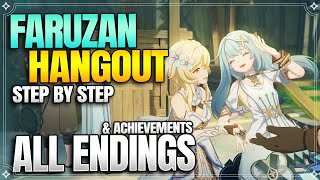 Faruzan Hangout Event All Endings  Achievements 【Genshin Impact】 [upl. by Nina]