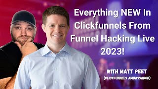 Clickfunnels New Features From Funnel Hacking Live 2023 [upl. by Whitby]