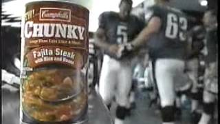 Campbells Chunky Soup Commercial with the Philadelphia Eagles [upl. by Utas]