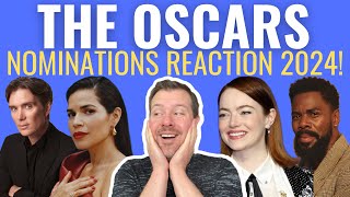 Oscar Nominations Reaction Video 2024 [upl. by Lindi]