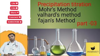 precipitation titration mahrs method valhards method fajans Method part 03 [upl. by Hakeem534]