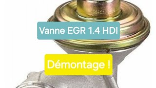 14 HDI démonter et nettoyer la vanne EGR 😉 [upl. by Roeser991]