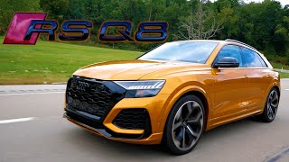 Review 2023 Audi RS Q8  140K Performance SUV Bargain [upl. by Anoynek]