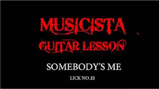 Somebodys me Guitar Intro With easy Chords and Rhythm [upl. by Eralc633]