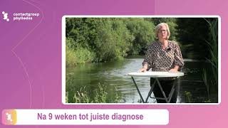 Nicole 9 weken tot juiste diagnose bij Phyllodes tumoren [upl. by Assiran]