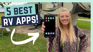 5 APPS EVERY RVER AND CAMPER SHOULD HAVE [upl. by Lehcar692]