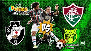 VASCO X FLUMINENSE CLÁSSICO DOS GIGANTES 🏆BRASILEIRAO D VISION PATCH 4K NARRACÃO LUIS ROBERTO [upl. by Anauqed]