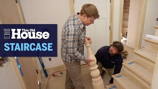 How to Install a FactoryMade Staircase  This Old House [upl. by Skutchan]