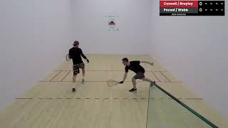 Mens Open Doubles SF ConnellBrayley vs WebbPocsai  2024 Canadian National Championships [upl. by Wilmer]