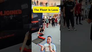 the floor is lava เกมส์ เล่นเกมส์ ออกกำลังกาย [upl. by Eirelam]