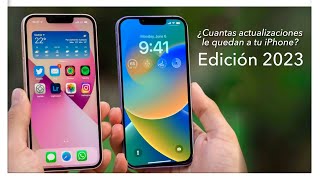 ¿Cuantas actualizaciones le quedan a tu iPhone en 2023   Nueva Edición [upl. by Eniamirt29]