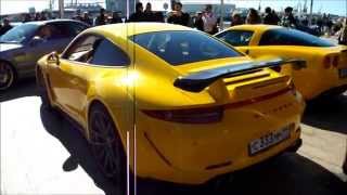 Porsche 991 Stinger Brutal sound revs [upl. by Brindell673]