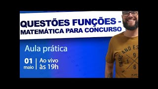 Live concursos  Funções [upl. by Eiramanad]