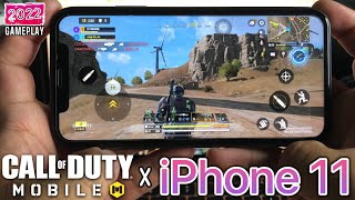 Call of Duty Mobile Gameplay on iPhone 11 in 2022  MAX GRAPHICS amp FRAME RATE Handcam [upl. by Hedda714]