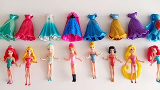 Looking for Disney Princess Dresses DIY Miniature Ideas for Barbie Wig Dress Faceup and More DIY [upl. by Punke]