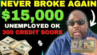 EASIEST 15000 Bad Credit Loans Guaranteed Approval Best 3 Bad Credit Loans No credit Check [upl. by Eanrahs71]