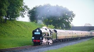 35006 PampO On A 14 Coach Train  9F 92214 Trailing  GWSR 2016 [upl. by Ttirrem]