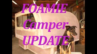 Foamie Camper Build Front Fiberglass Roof Rack and more [upl. by Gray]