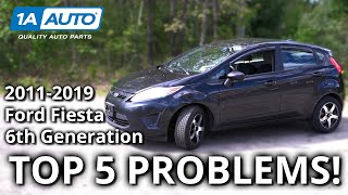 Top 5 Problems Ford Fiesta Hatchback 20112019 6th Generation [upl. by Nirad409]