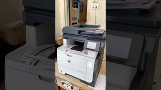 HP LaserJet m521 Dn Refurbished Printer Testing hpprinter laserprinter zerox scanning ytshorts [upl. by Lahcear]