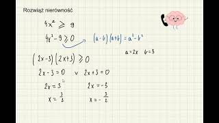 Rozwiąż nierówność kwadratową [upl. by Anceline]