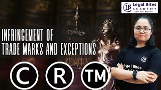 Infringement of Trademark and Exceptions  Explained  Intellectual Property Rights [upl. by Dielu]