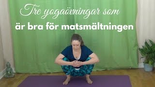 Yogatips för en bättre matsmältning  Mediyoga [upl. by Nauqal]