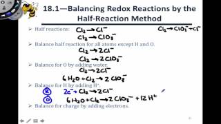 184 Balancing Redox Reactions  Disproportionation [upl. by Liebermann698]