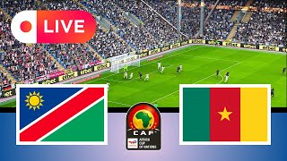 🔴 LIVE NAMIBIA VS CAMEROON  Africa Cup of Nations Qualifying 2024  eFootball PES Simulation [upl. by Ahseenat]