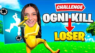 OGNI KILL BALLO IL LOSER con LA SKIN BANANITA in RANKED UNREAL 😂 FORTNITE ITA [upl. by Nilok350]