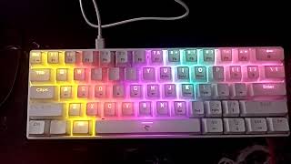 UNBOXING KEYBOARD WHITE SHARK SHINOBI [upl. by Ennovehs]