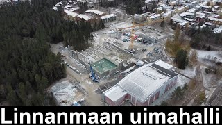 Linnanmaan uimahallin rakennustyömaa 1212 [upl. by Omari]