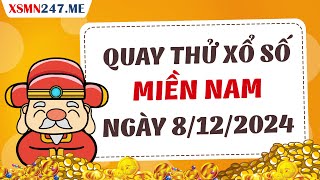 Quay thử xổ số miền Nam ngày 8 tháng 12 năm 2024  Quay thử XSMN Giờ Hoàng Đạo hôm nay [upl. by Wynn419]