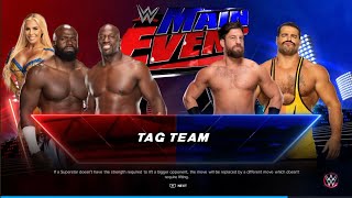 Titus Worldwide vs The Vaudevillains Main Event WWE 2K23 [upl. by Abran943]