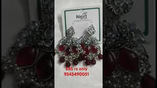 oxidized earring 285 rs only 9345490051trending vairalvideo fashion shorts [upl. by Limber]