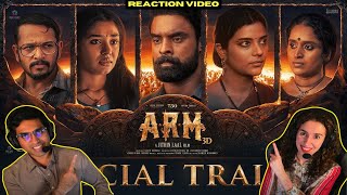 ARM Malayalam  Trailer Tovino ThomasKrithi Shetty Jithin Laal Dhibu Ninan Thomas FampI React [upl. by Osbert]