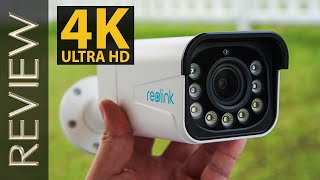 Reolink RLC811A 8MP 4K 5X Zoom Bullet IP Camera Review [upl. by Eldreda701]