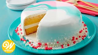 How to Make a Mirror Glaze Cake  Wilton [upl. by Henderson]