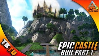 Crystal Isle  Medieval Architecture  Ark Survival MOD SPOTLIGHT  EPIC CASTLE BUILD E1 [upl. by Adnohsor268]