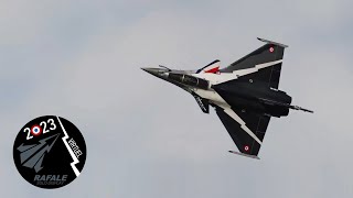 Rafale Solo Display 2023 quotBLACK SEVEN IIquot [upl. by Oilut]