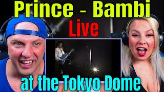 First Time Reaction to Prince Performing Bambi Live at the Tokyo Dome 1990 [upl. by Borchert823]